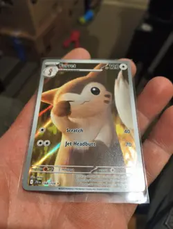 Pokemon TCG Journey Together Furret Full Art Card 168/159 Illustration Rare NM - Image 4