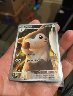 Pokemon TCG Journey Together Furret Full Art Card 168/159 Illustration Rare NM - Image 5