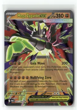 Mega Zygarde ex 047/088 Double Rare Perfect Order Pokemon Holo Near Mint - Image 1