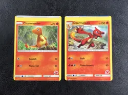 Miscut - Charmander Chameleon - Error Misprint - Pokemon TCG - Charizard Stamp - Image 1