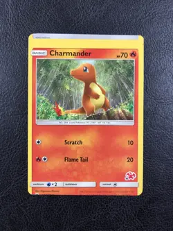 Miscut - Charmander Chameleon - Error Misprint - Pokemon TCG - Charizard Stamp - Image 2