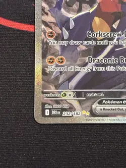 Cynthia's Garchomp EX - 232/182 Sv10: Destined Rivals Holo Pokemon Card! MINT! - Image 4