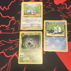Pokemon 3 Card Vintage Lot - Team Rocket LP - Image 1