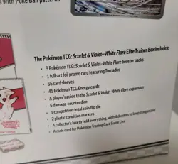 Pokemon Scarlet & Violet White Flare Elite Trainer Box Factory Sealed - Image 3