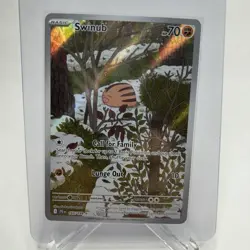 Swinub 165/159 Sv09: Journey Together Illustration Rare Holo Pokemon TCG Card - Image 1