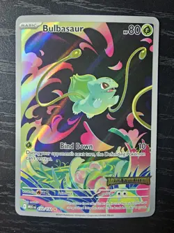 Pokemon TCG Bulbasaur Mega Evolution Stamped Holo Card 133/132 (LOT OF 5 NM) - Image 4