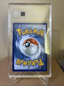 Pokemon Meowth 106/094 Me02 Phantasmal Flames Illustration Rare Gem Mint TAG 10 - Image 2