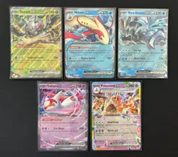 Pokemon TCG Sv: Surging Sparks - EX Holo 5 Card Lot - Durant Milotic Kyurem + - Image 1