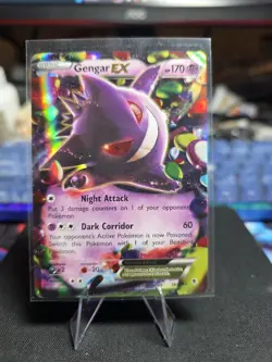 Pokemon Gengar EX Ultra Rare Holo 34/119 XY-Phantom Forces 170 HP Psychic - Image 1