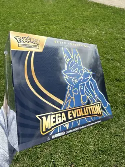 Pokemon TCG Mega Evolution Elite Trainer Box Lucario ETB Factory Sealed New - Image 1
