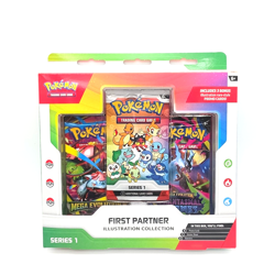 Pokemon TCG First Partner Illustration Collection Series 1 Box SEALED 3 Promos - Image 2