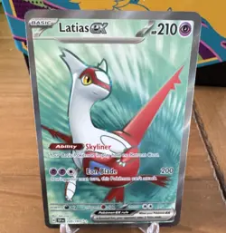 Pokemon Latias ex 220/191 SV08 Surging Sparks Ultra Rare Holo 210 HP - Image 1