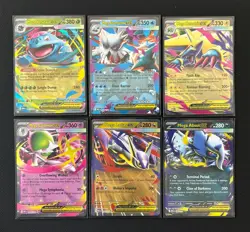 Pokemon TCG Mega Evolution Mega EX Holo 6 Card Lot - Venusaur Abomasnow Latias + - Image 1