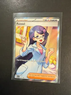 Pokemon Fennel 162/086 Sv: Black Bolt Ultra Rare Full Art Trainer Holo Card - Image 1