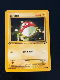 Voltorb 69/82 Pokemon Team Rocket 1st Edition - Image 1