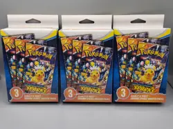 Pokemon TCG Surging Sparks 3-Booster Pack Hanger Box Lot of 3 - Image 1