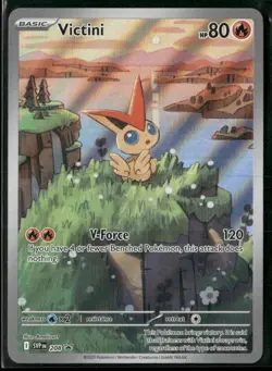 2025 Pokemon SVP Promo Unova Victini Illustration Collection #208 Victini - Image 1