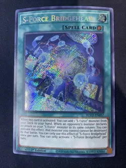 Yugioh! LP S-Force Bridgehead - BLVO-EN057 - Secret Rare - 1st Edition - Image 1