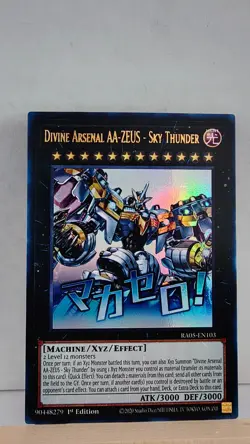 Divine Arsenal AA-ZEUS - Sky Thunder 1st Edition [NM] - Yu-Gi-Oh! RA05 [UR] - Image 1