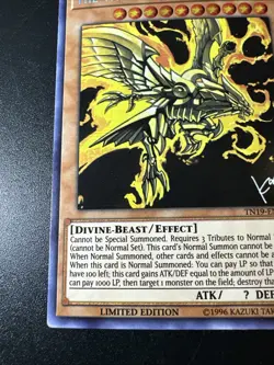 The Winged Dragon of Ra - TN19-EN009 - Prismatic Secret Rare - Limited Edition - Image 5
