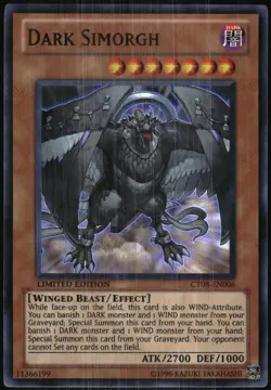 Yu-Gi-Oh! - 2011 Collectors Tins Dark Simorgh 2011 CT08-EN006 Limited Edition - Image 1