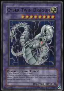 Yu-Gi-Oh! - Cybernetic Revolution Cyber Twin Dragon 2005 CRV-EN035 Unlimited - Image 1