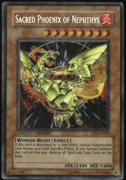 Yu-Gi-Oh! - Elemental Energy Sacred Phoenix of Nephthys 2005 EEN-ENSE3 - Image 1
