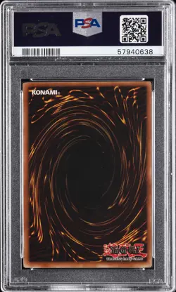 2002 YU-GI-OH! LOB-LEGEND OF BLUE EYES WHITE DRAGON DARK KING OF THE ABYSS PSA 8 - Image 2