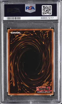 2002 YU-GI-OH! LOB-LEGEND OF BLUE EYES WHITE DRAGON 1ST ED FLAME GHOST PSA 9 - Image 2