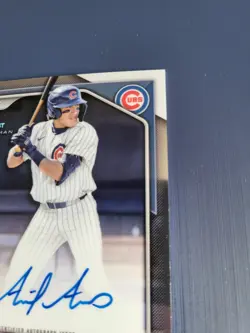 2024 Bowman Draft Ariel Armas Chrome Auto 1st #CPA-AA Cubs Catching Prospect - Image 5