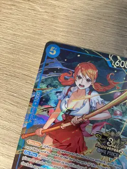 One Piece Card Game Nami Op11-054 Japanese 3rd Anniversary English Edition - Image 5