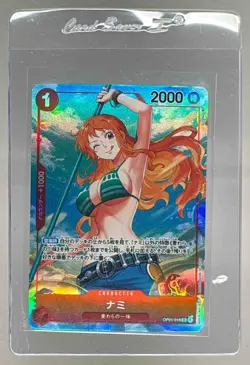 Nami 2022 Japanese One Piece Romance Dawn #OP01-016 Alternate Art - Image 1
