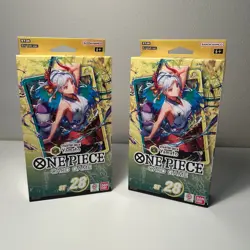 (2) One Piece TCG Green Yellow Yamato Starter Deck ST-28 English - 2 Decks - Image 1