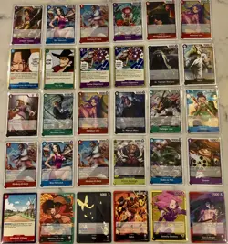 One Piece CCG HUGE COLOR RARE LOT X30 RORONOA ZORO BOA HANCOCK TRAFALGAR LAW IMU - Image 1