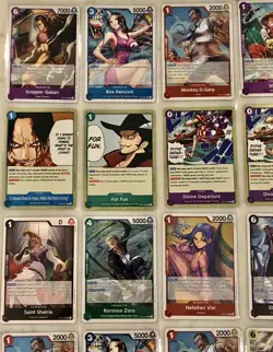 One Piece CCG HUGE COLOR RARE LOT X30 RORONOA ZORO BOA HANCOCK TRAFALGAR LAW IMU - Image 2