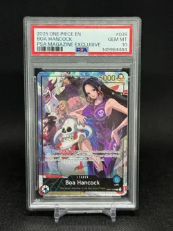 2025 One Piece Boa Hancock PSA Magazine Exclusive Alt Leader OP07-038 PSA 10 - Image 1