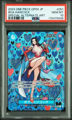 2024 ONE PIECE JPN OP09-EMPERORS IN THE NEW WORLD ALT ART BOA HANCOCK PSA 10 - Image 1