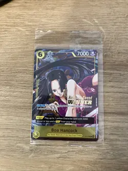 OP-15 Boa Hancock Release Event Winner Promo P-115 Sealed - Image 1