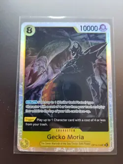 Bandai One Piece CCG Gecko Moria Super Rare OP14-104 Seven Warlords - Image 1