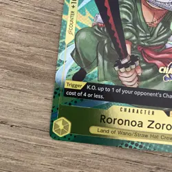 One Piece Roronoa Zoro CS Championship 2024 Event Pack P-042 - Image 2