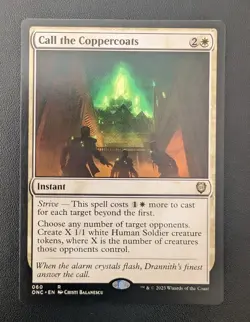 MTG Phyrexia: All will be One Commander Rare CALL THE COPPERCOATS NM - Image 1