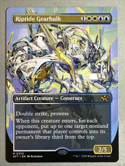 MTG / Riptide Gearhulk / DFT / #353 / Regular (Borderless) / Rare / NM - Image 1