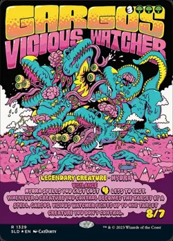 1x Gargos, Vicious Watcher (1329) - Foil NM-Mint, English Secret Lair MTG Magic - Image 1