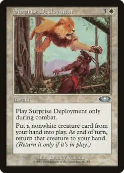 Surprise Deployment 1x MtG Planeshift PLS SP/NM - Image 1