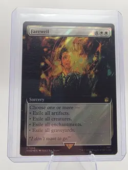 MTG Farewell (Extended Art) - Universes Beyond: Doctor Who (WHO) NM Surge Foil - Image 1