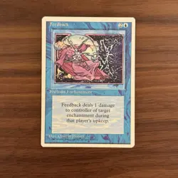 MTG Feedbac 4th Edition Core Set 1995 Magic the Gathering MTG TCG - Image 1