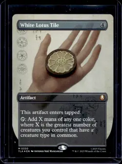 Magic The Gathering MTG The Last Airbender White Lotus Tile Borderless #330 - Image 1
