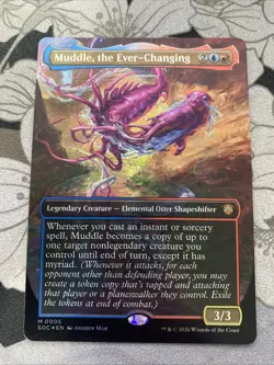 Muddle, the Ever-Changing (Borderless) Commander: Secrets of Strixhaven Regular - Image 1