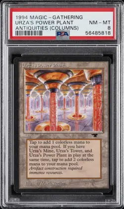 1994 MTG ANTIQUITIES VER. 2 URZA'S POWER PLANT PSA 8 - Image 1