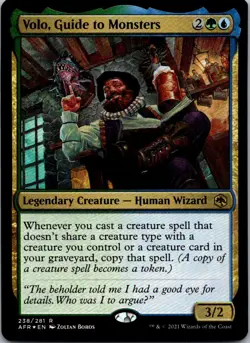 Volo, Guide to Monsters 238 Adventures in the Forgotten Realms MTG NM - Image 1